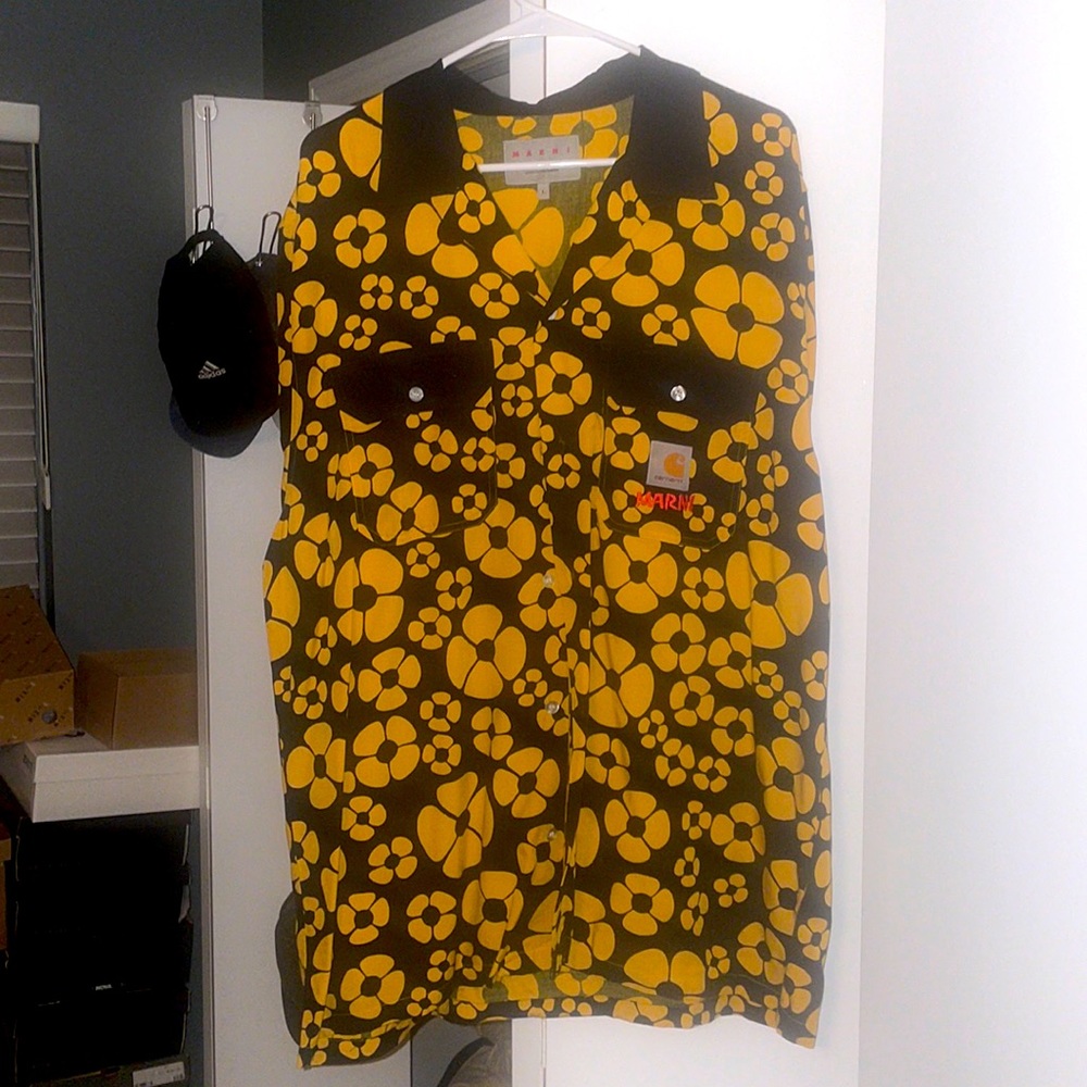 Marni X Carhartt Button Up Size Large - image 1
